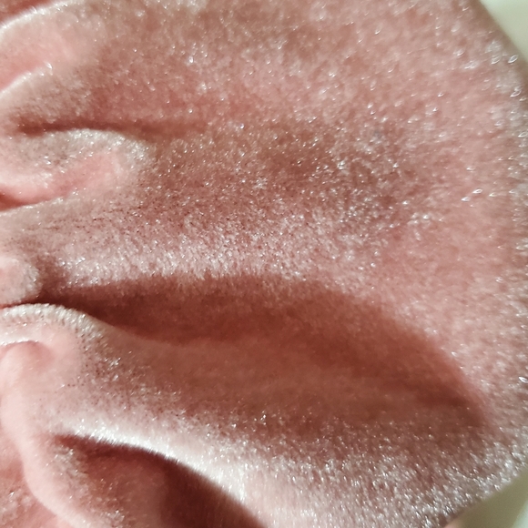 Pink velvet velour ruffle pants girls sz 5-6 New fall winter soft easy pull on - Picture 5 of 5